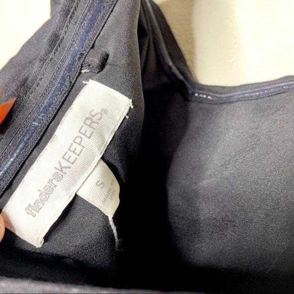 Finders Keepers Somerset Dress NWT S Revolve Black - Picture 5 of 6